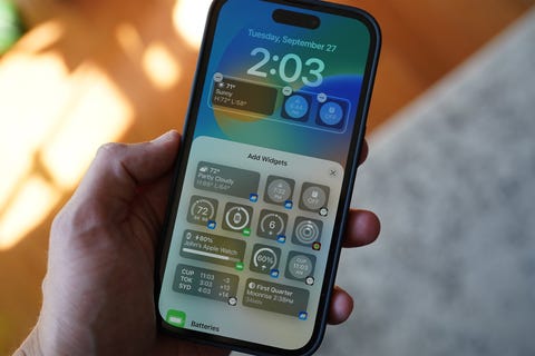 iPhone home screen