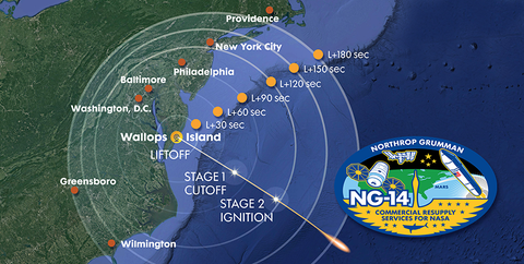 Wallops Launch Viewing Map How To Watch The Antares Rocket Launch | Nasa Launching New Space Toilet To  The Iss