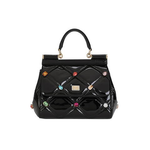 DOLCE＆GABBANA】SICILY62 バッグ ウーブンナッパ バッグ 魅力的な価格 