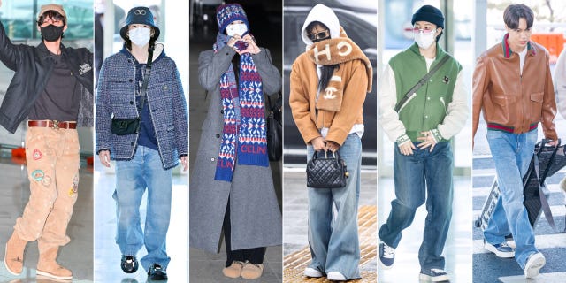 Blackpinkからbtsまで 人気韓国アイドル セレブの空港ファッション 23年最新 ファッション Elle エル デジタル