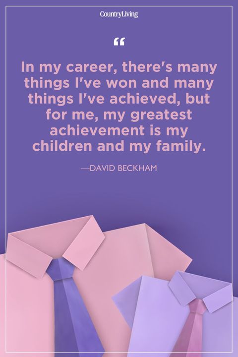 david beckham dad quotes