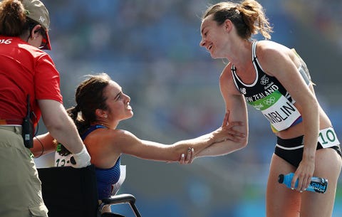 Abbey D'Agostino at Olympics