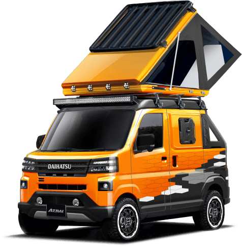 camping-car daihatsu atrai kei pour salon automobile tokyo 2022
