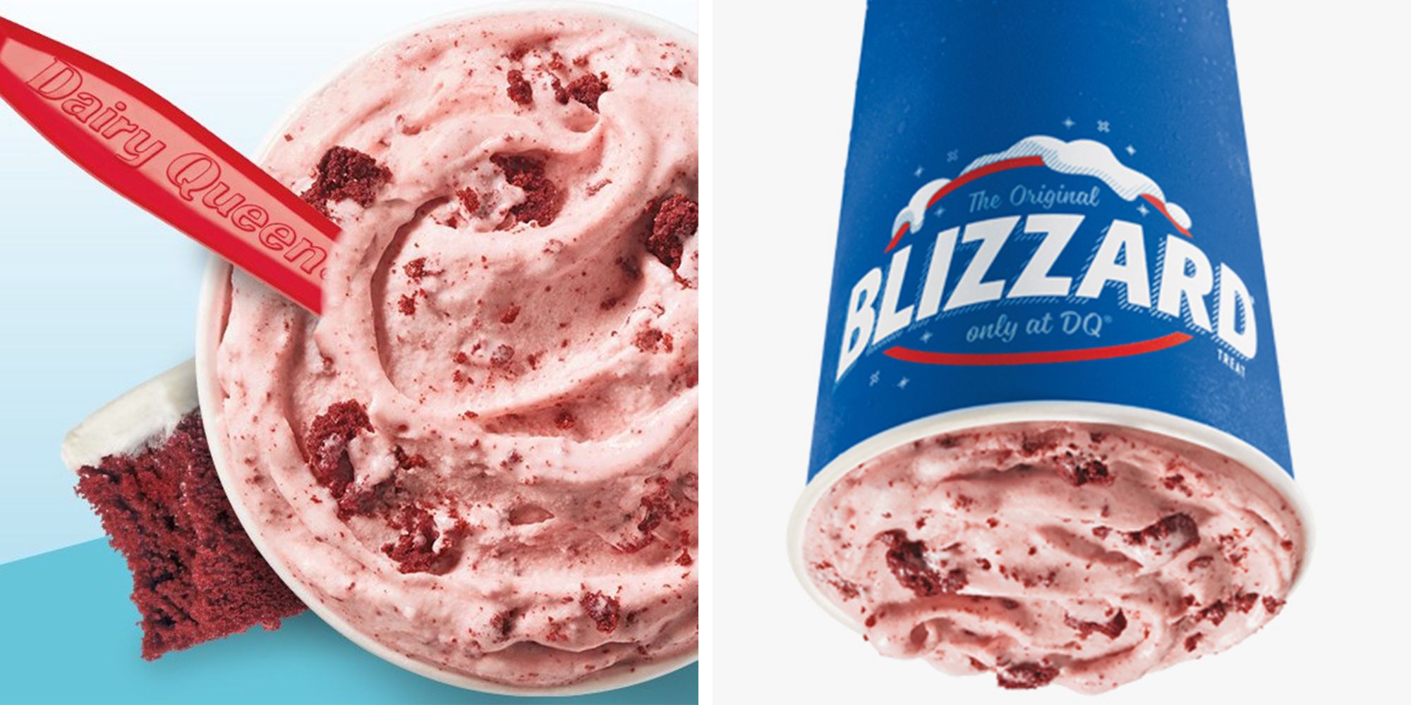 Is Dairy Queen Open On Christmas Eve 2022 Dairy Queen's Red Velvet Cake Blizzard Is Swirled With Cake Pieces And  Cream Cheese Icing