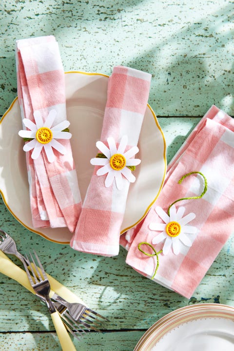 daisy napkin rings