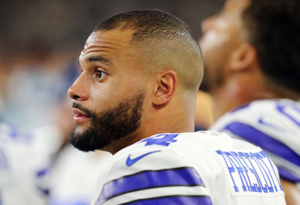 Cowboys QB Dak Prescott Sent an Important Message During Last Sunday's Game