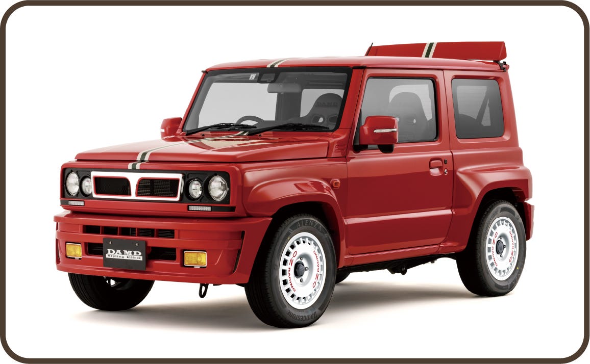 This Body Kit Turns the Suzuki Jimny Into a Lancia Delta Integrale