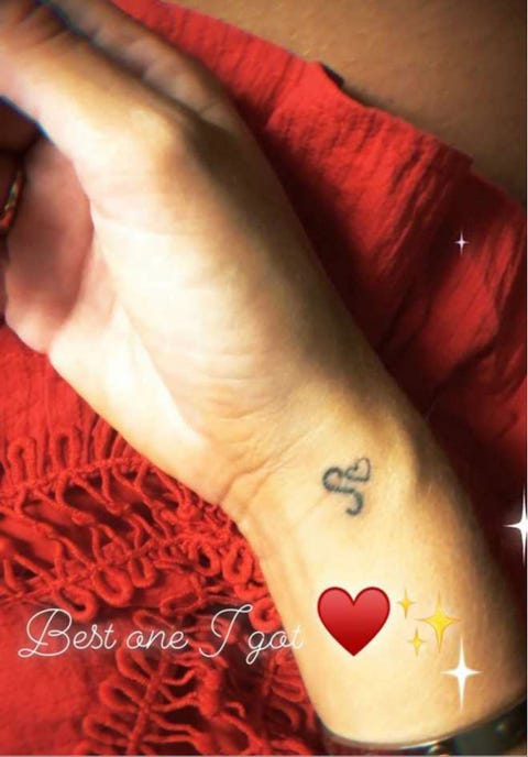 Dani Dyer tattoo