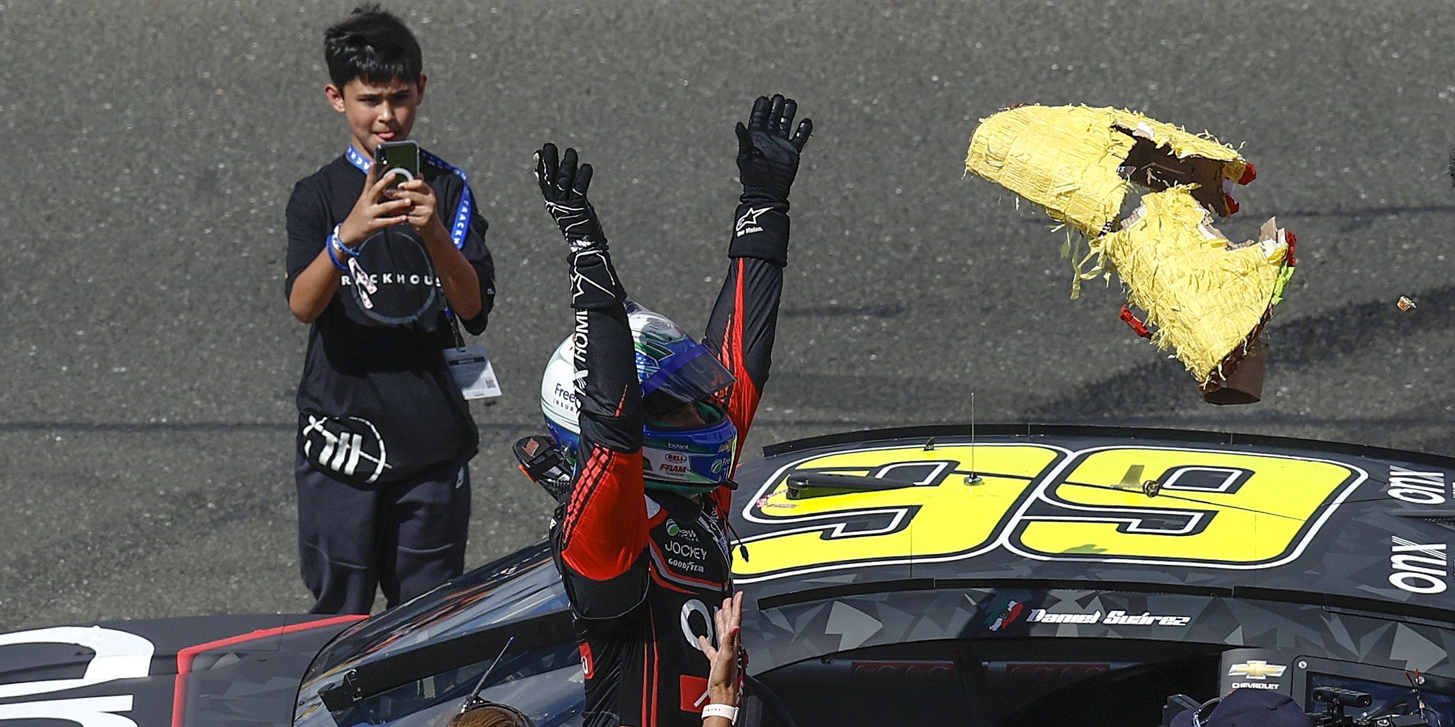 Daniel Suarez Finally Takes Breakthrough NASCAR Win At Sonoma