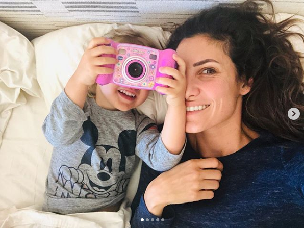 Daniela Ruah Shared a Sweet Photo of Her Two Kids