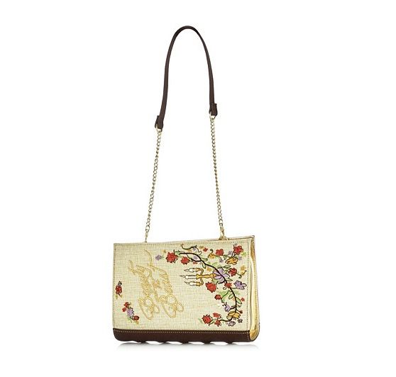 beauty and the beast clutch bag