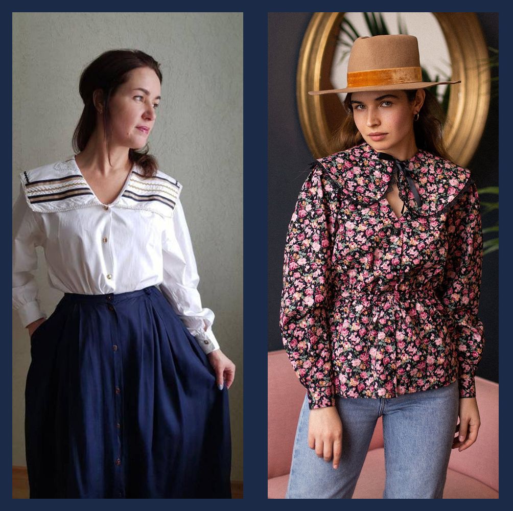 12 Darling Big Collar Blouses to Add to Your Closet ASAP