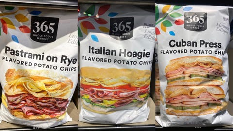 sandwich potato chip bags