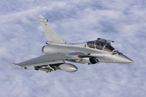 Dassault Rafale B of the French Air Force.