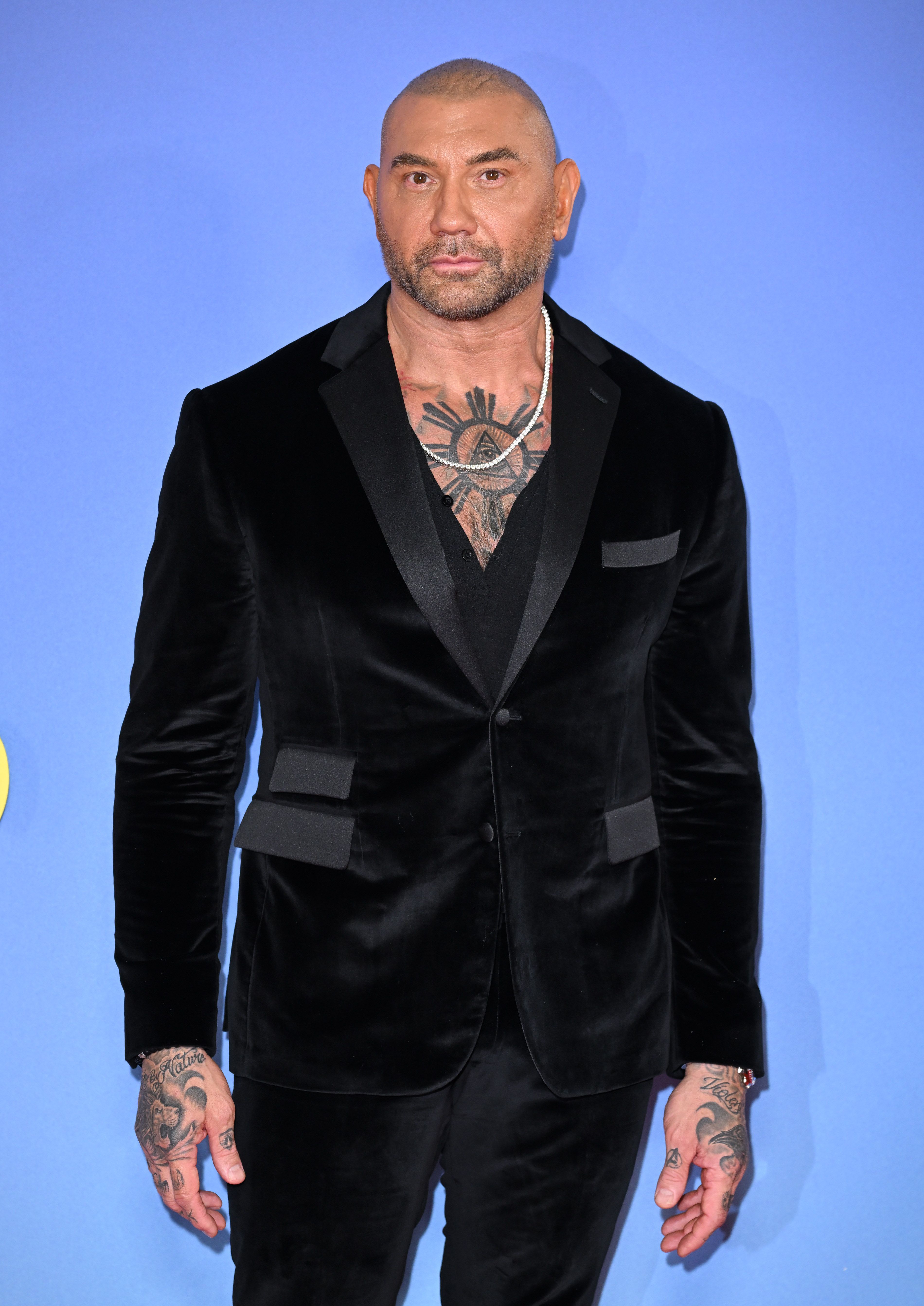 Dave Bautista Has THIS Actors Face Tattooed on His Thigh
