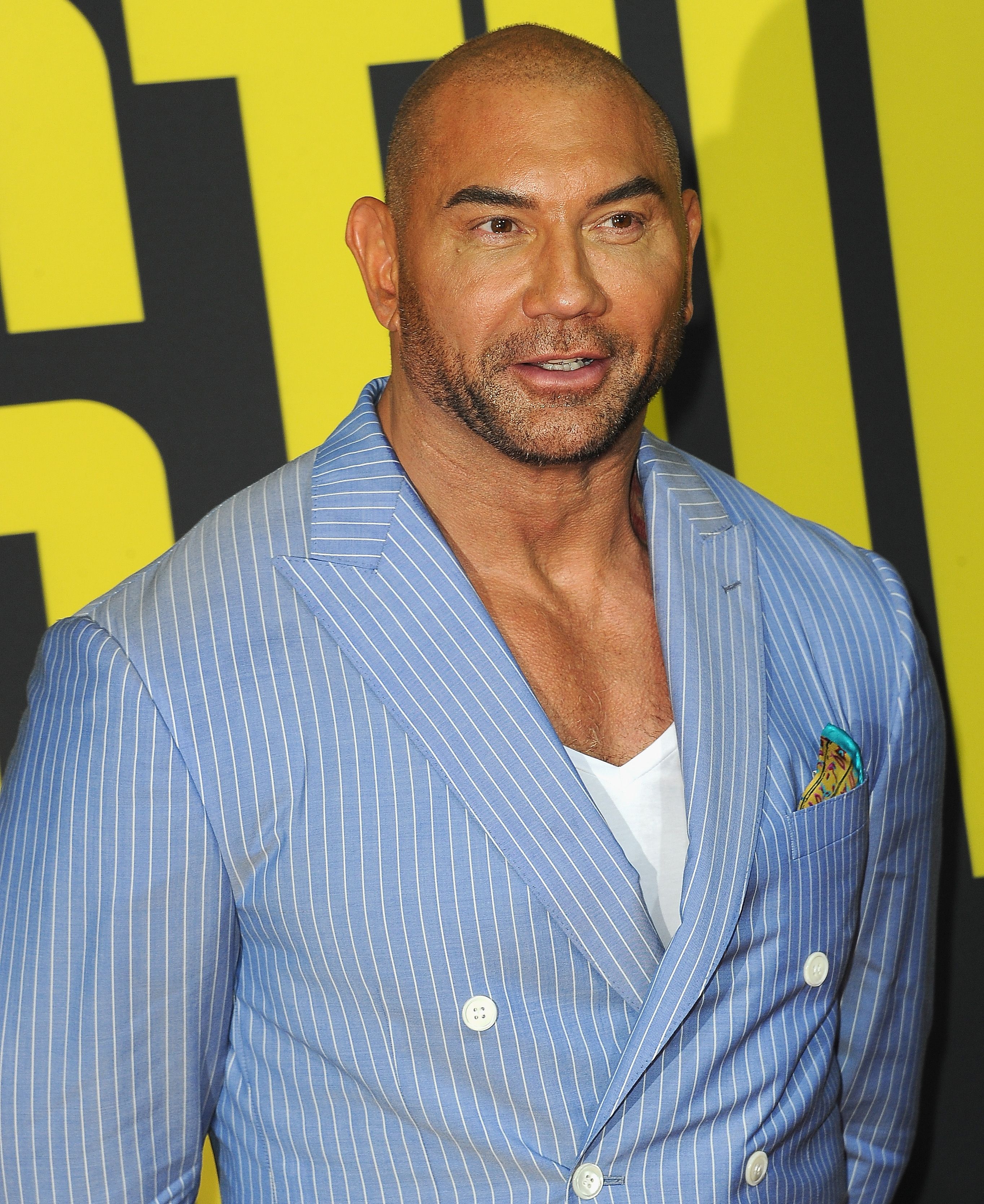 Dave Bautista Is Unrecognizable With Long Hair in Throwback Photo