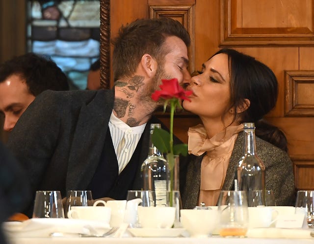 David y Victoria Beckham san Valentin victoria beckham san valentin david