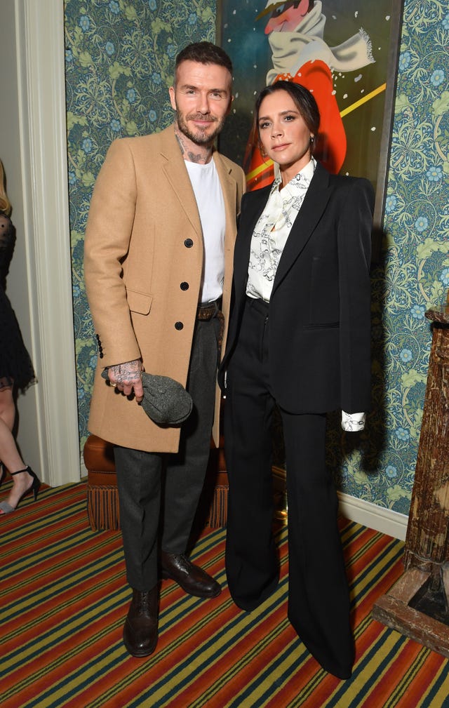 Las fotos de David y Victoria Beckham haciendo ejercicio