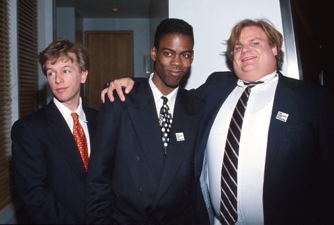 65th Annual Academy Awards - Elton John AIDS Foundation Party chris farley david spade