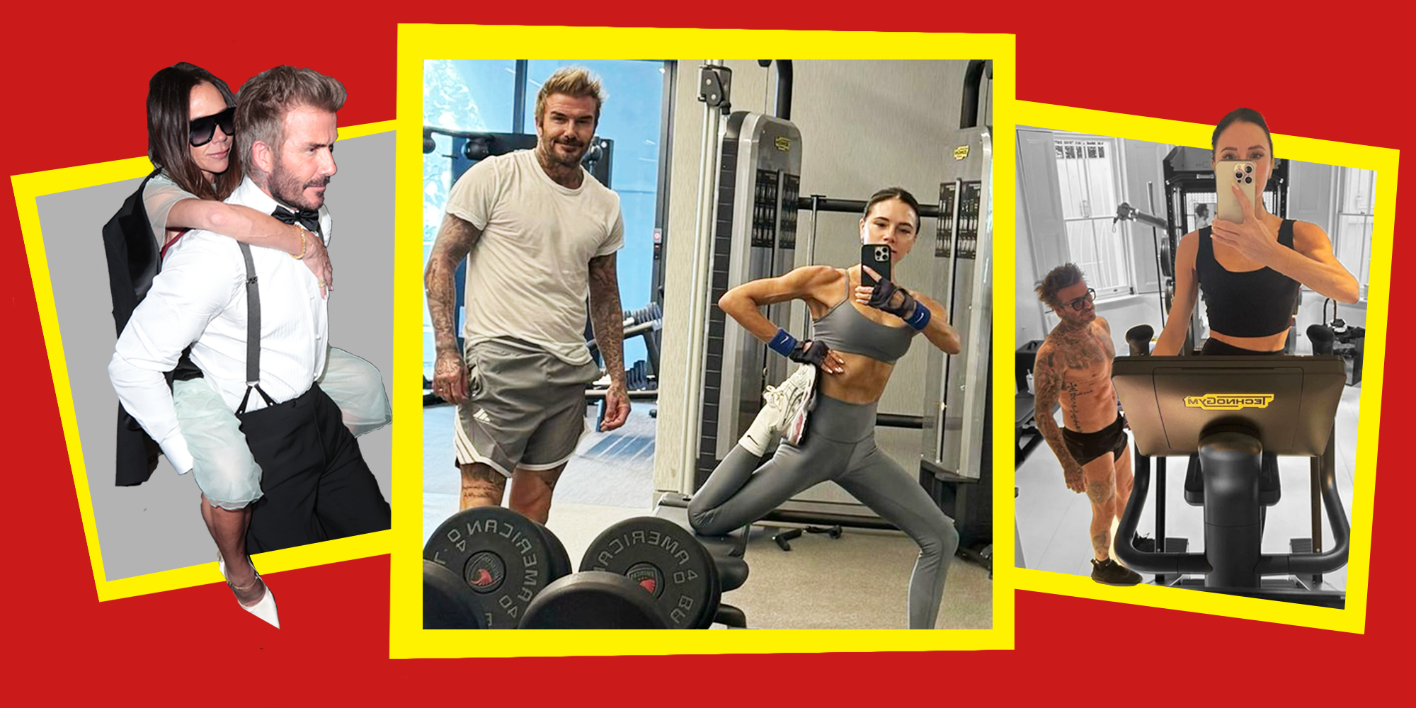 David and Victoria Beckham Roast Each Other During Their Couples Workouts