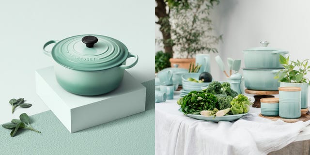 Le Creuset 推出 悠然綠 新色 鑄鐵鍋 烤盤 餐具都想入手