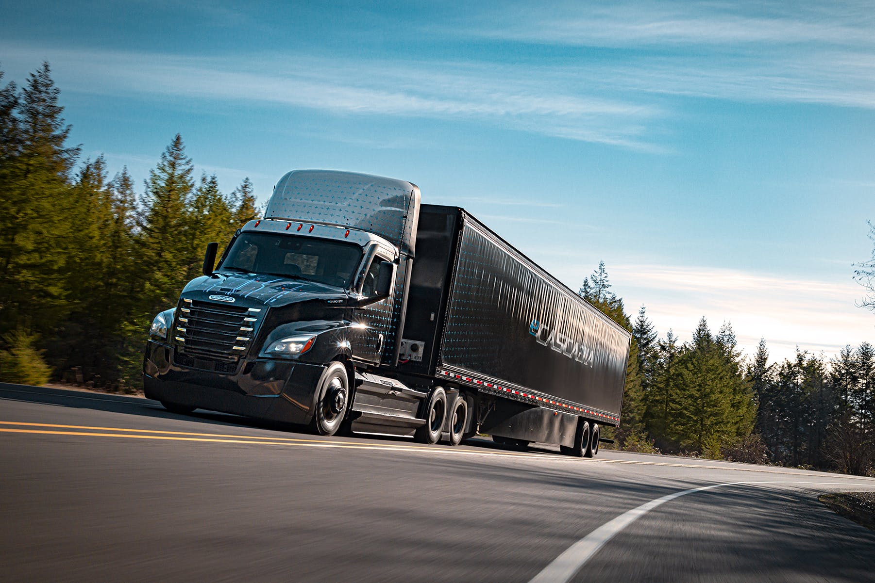 Freightliner eCascadia EV Semi Joins Sysco's Fleet