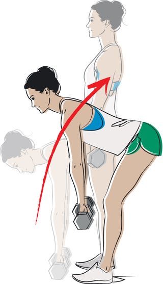 deadlift stomach exercise