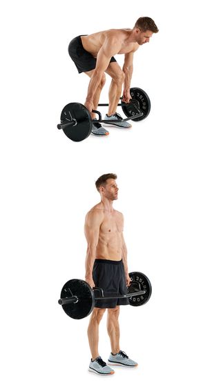 Weights, Exercise equipment, Shoulder, Barbell, Standing, Free weight bar, Physical fitness, Human leg, Arm, Fitness professional, 