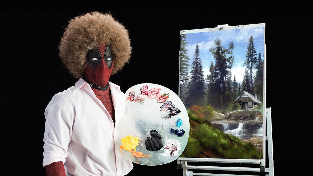 lego bob ross deadpool