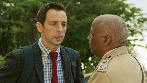 Death in Paradise's Ralf Little makes his debut as Neville Parker