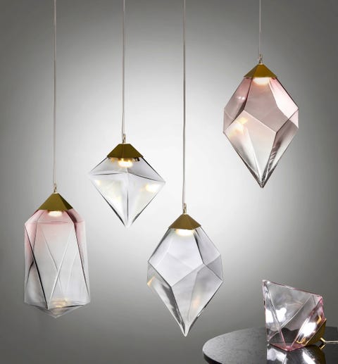 Debenhams Lighting Crystal Shaped Prism Light Collection