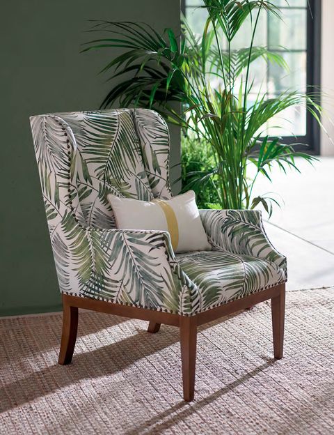 Furniture, Chair, Outdoor furniture, Room, Grass family, Plant, Club chair, Grass, Tree, Interior design, 