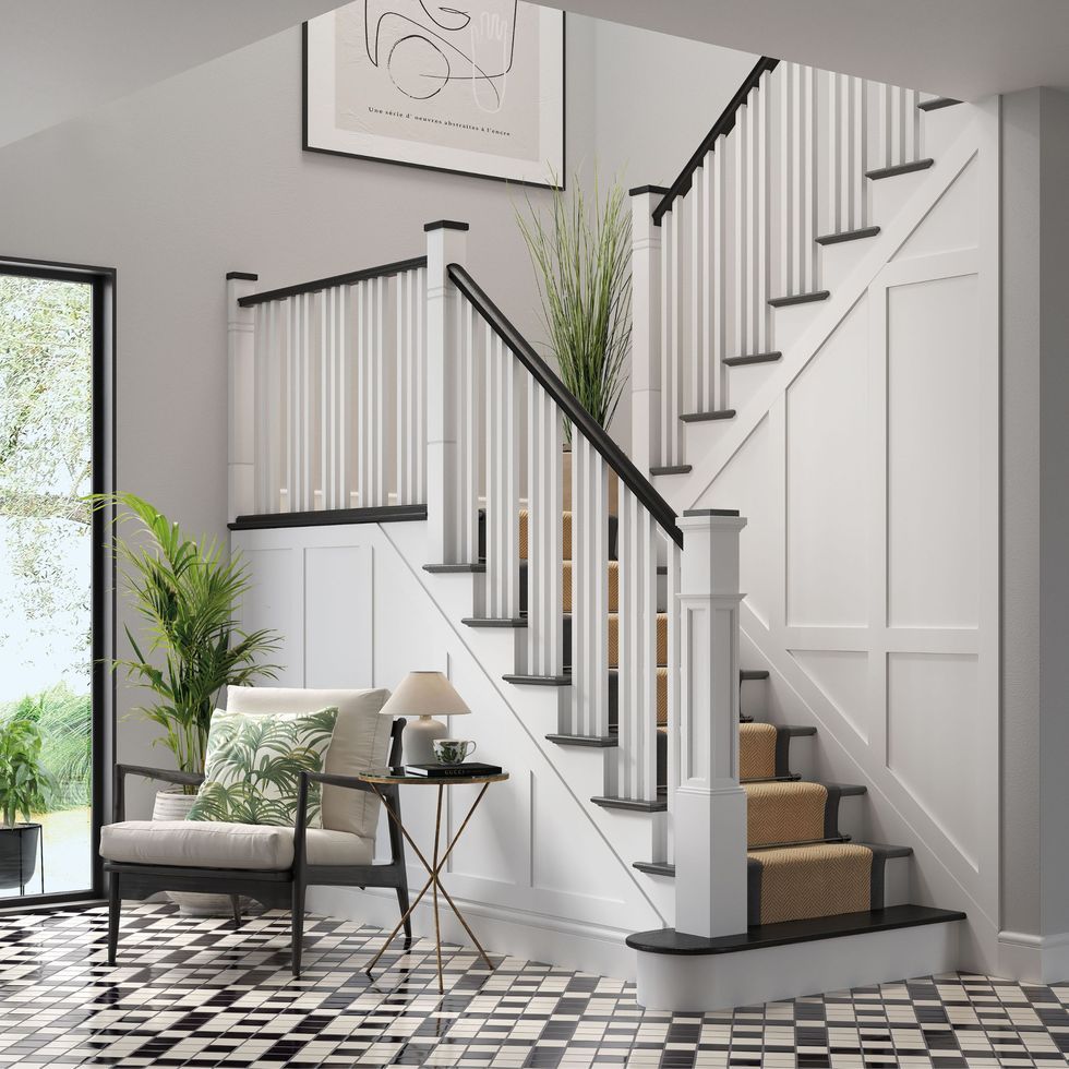 Aprender acerca 35+ imagen casas escaleras decorativas interior