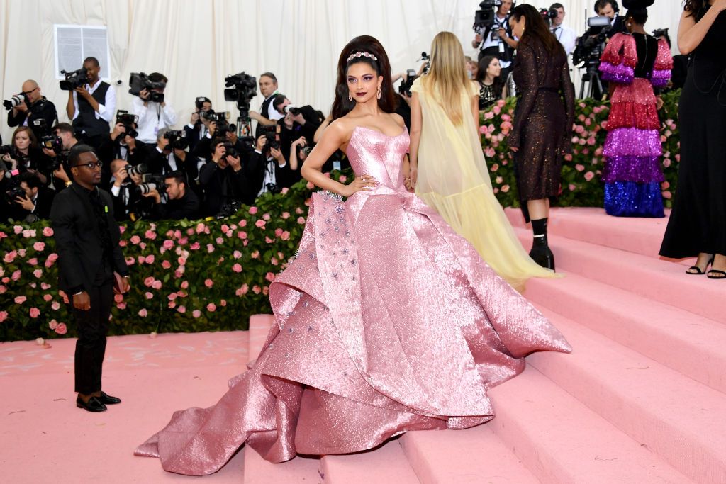 Deepika Padukone Wears 3D Printed Zac Posen Dress to the Met Gala