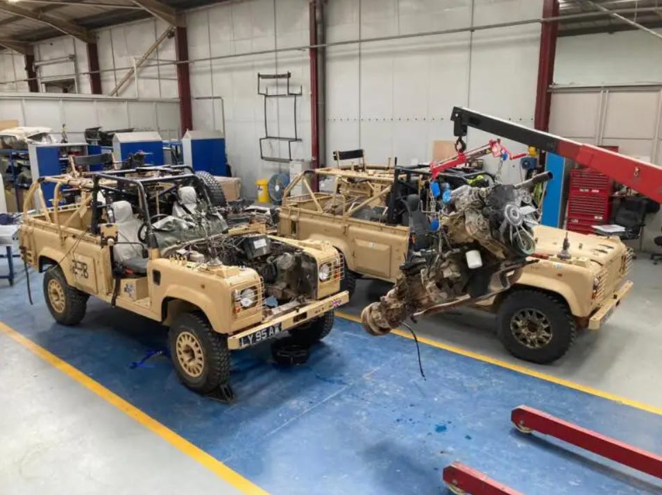 Should These Military Land Rovers Go Electric?