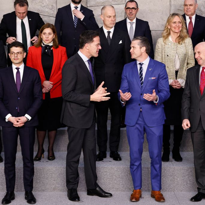 Pete Hegseth's Suit Makes Him Look Like the Kid at the Adults' Table