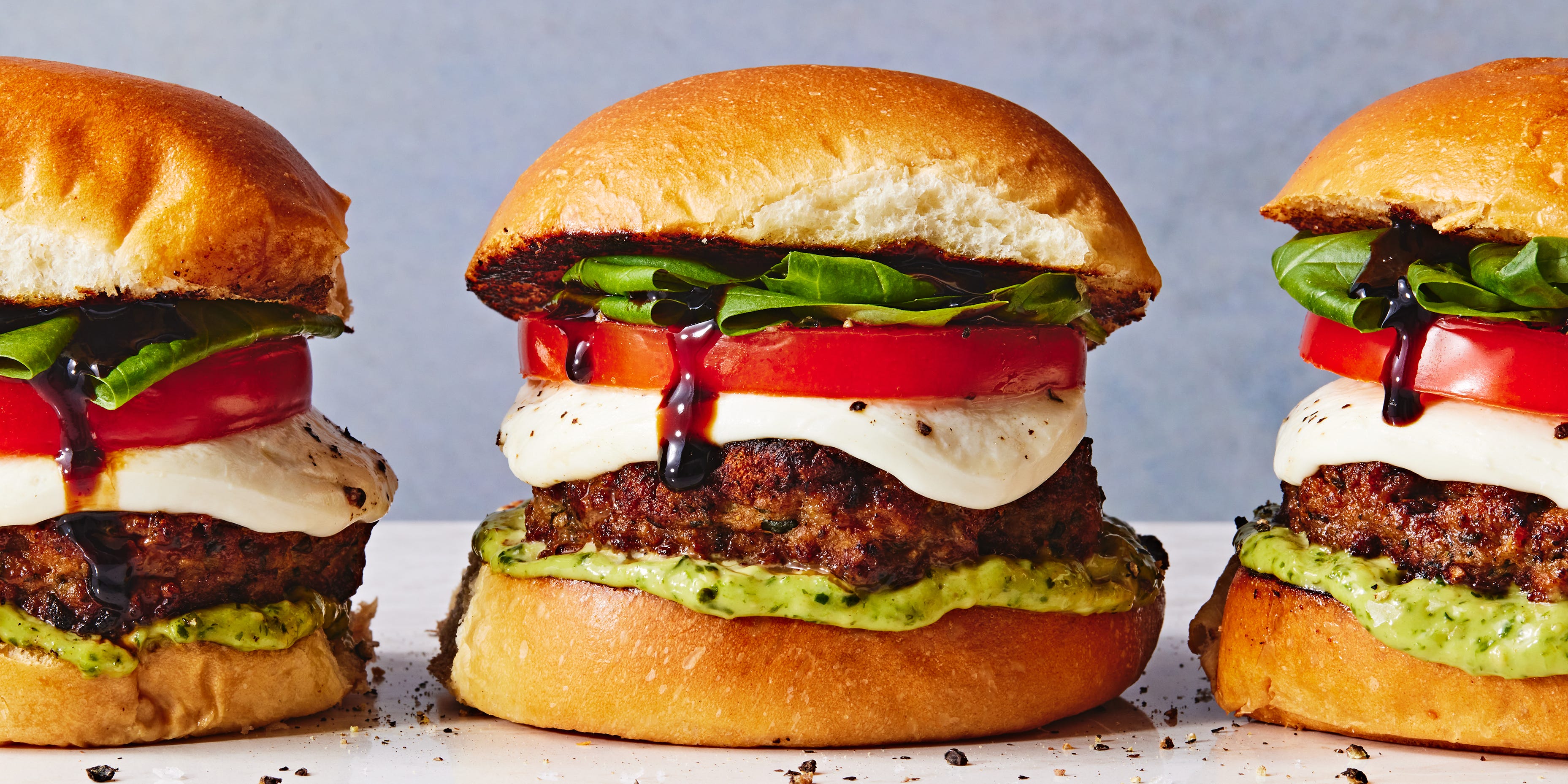 Caprese Turkey Burgers Will Be A Summer Cookout Smash Hit