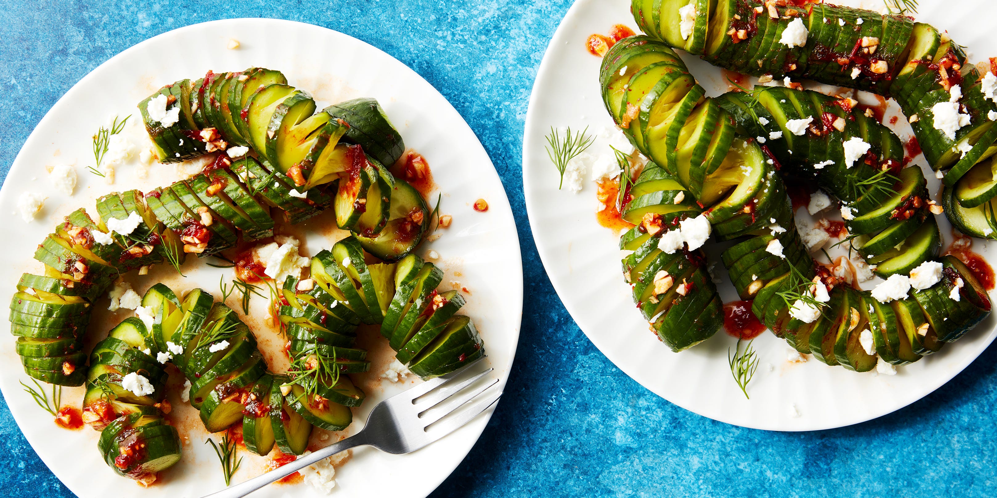 Our Viral Spiral Cucumber Salad Puts A Twist On The Classic Side