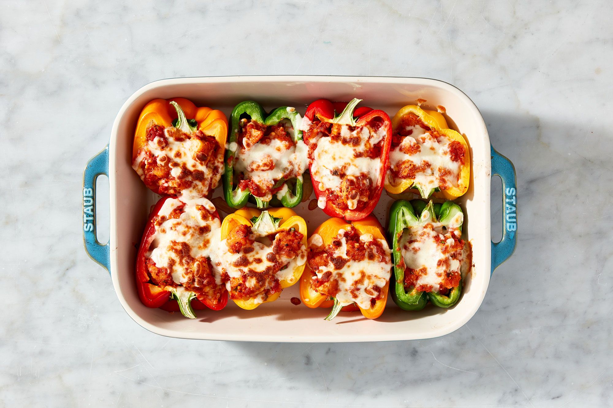 Chicken Parm Stuffed Peppers image