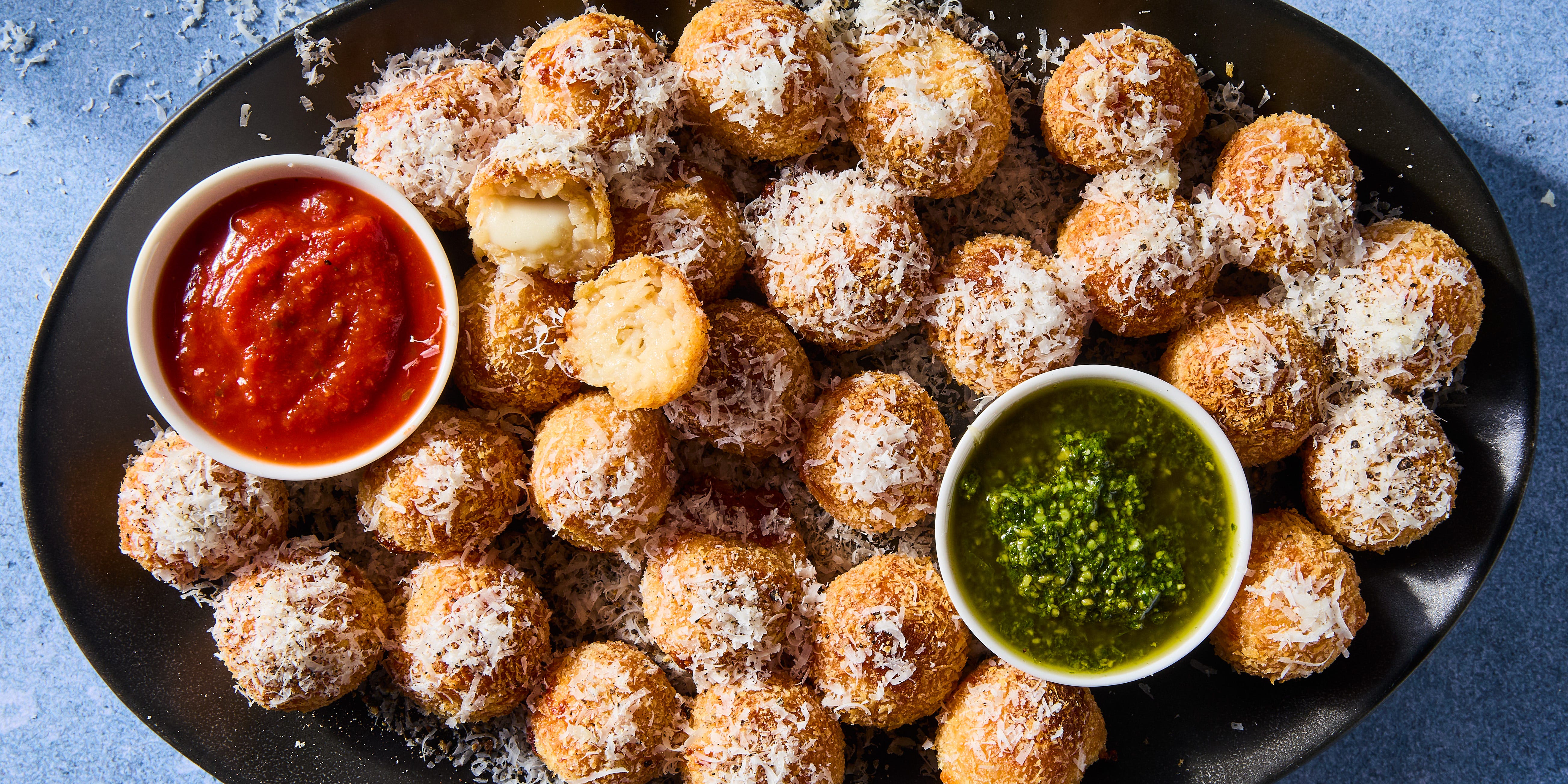 Air Fryer Cacio E Pepe Arancini