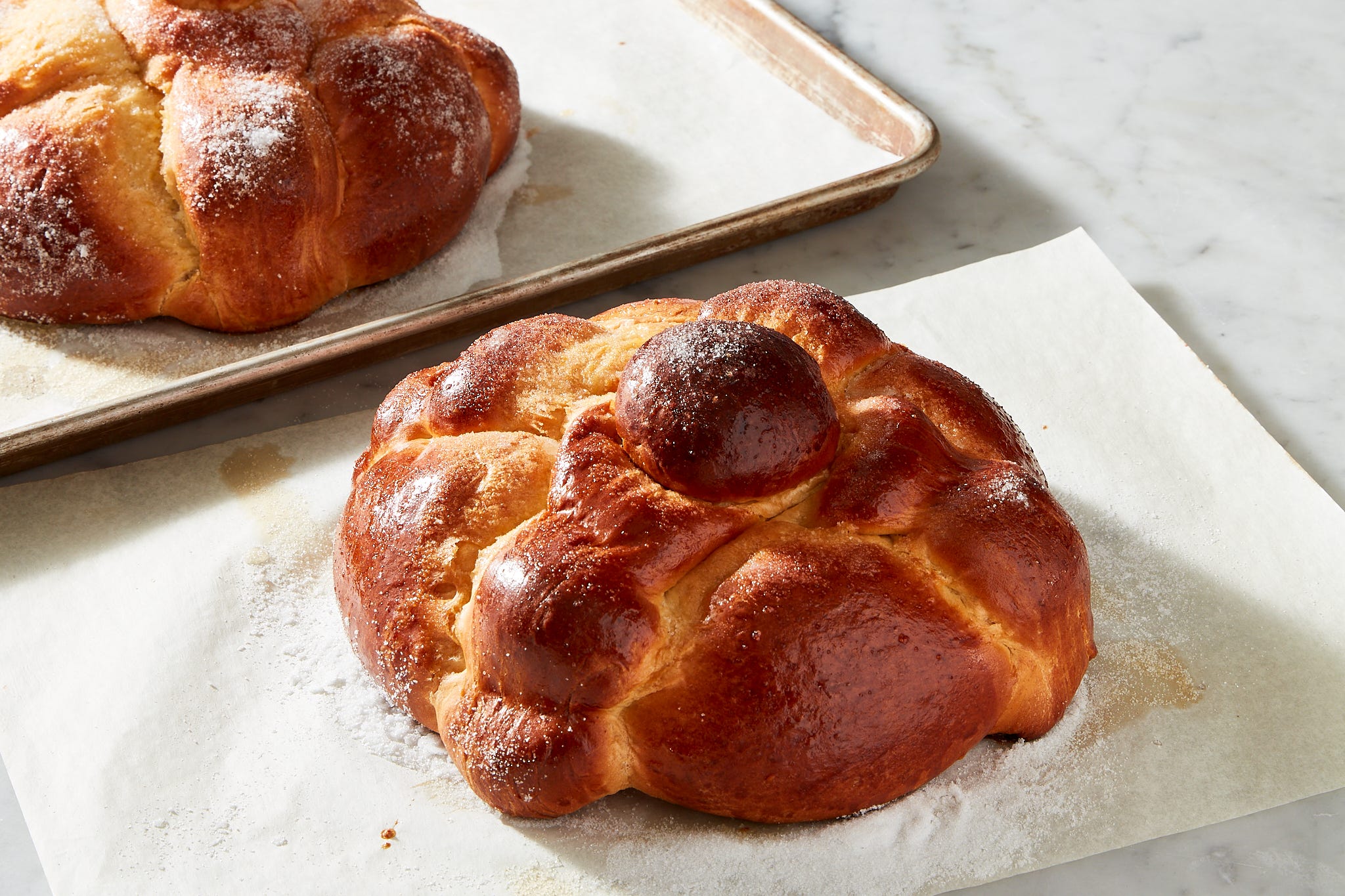 Celebrate Day Of The Dead With Pillowy Soft Pan De Muerto 🤗