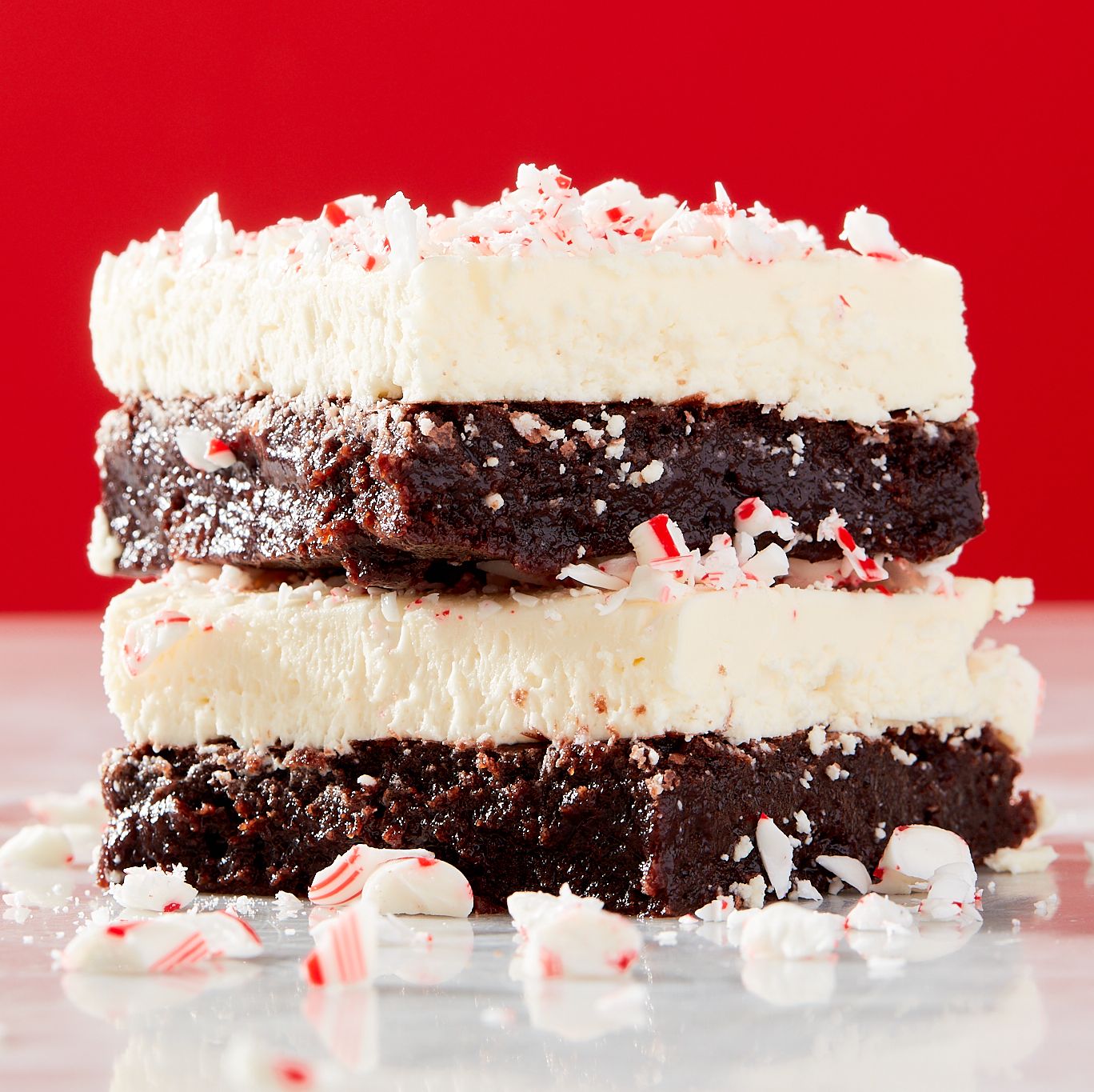 Peppermint Bark Brownies Are Two Festive Desserts In One