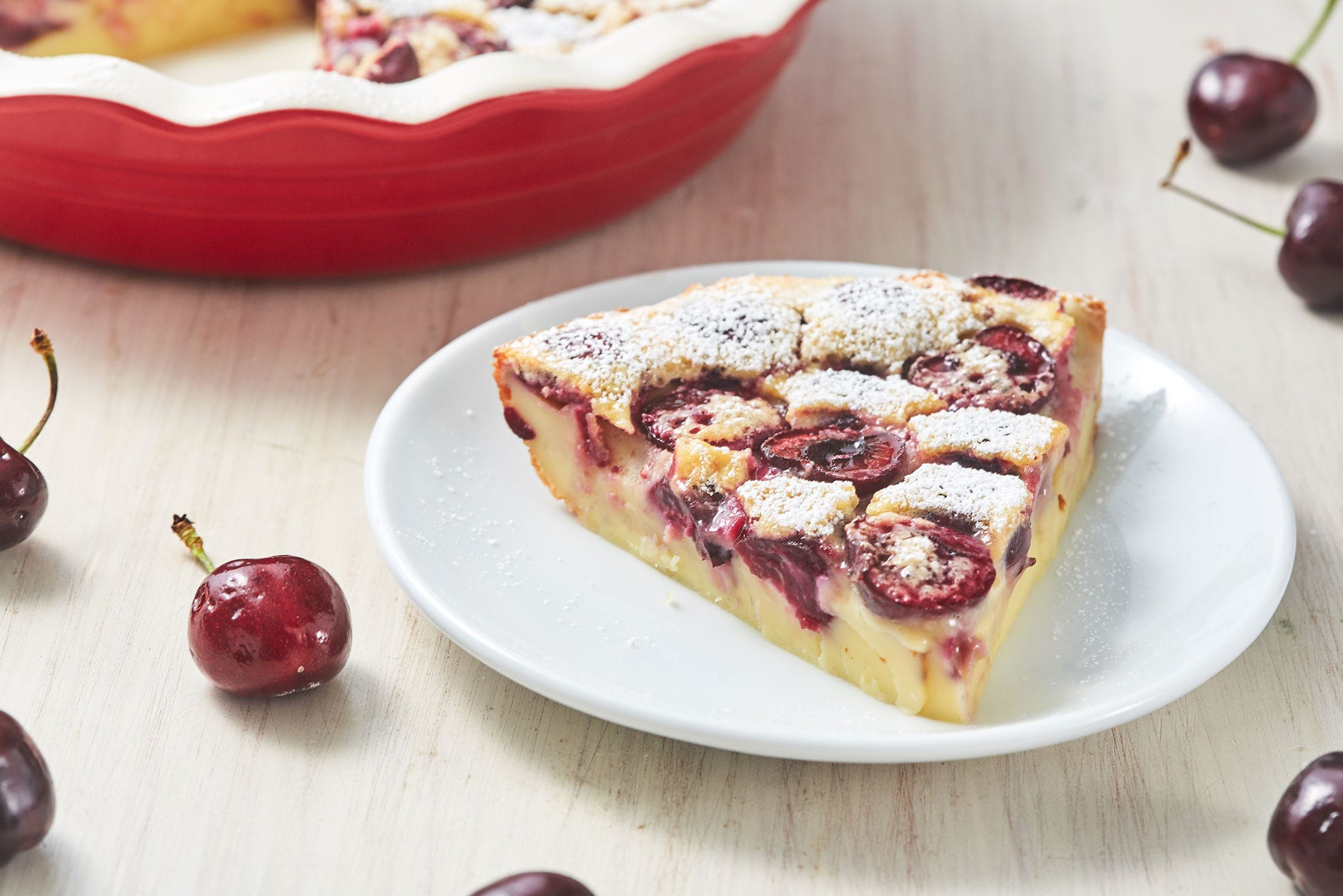 If Flan And Vanilla Cake Got Married, Cherry Clafoutis Would Be Their Love Child