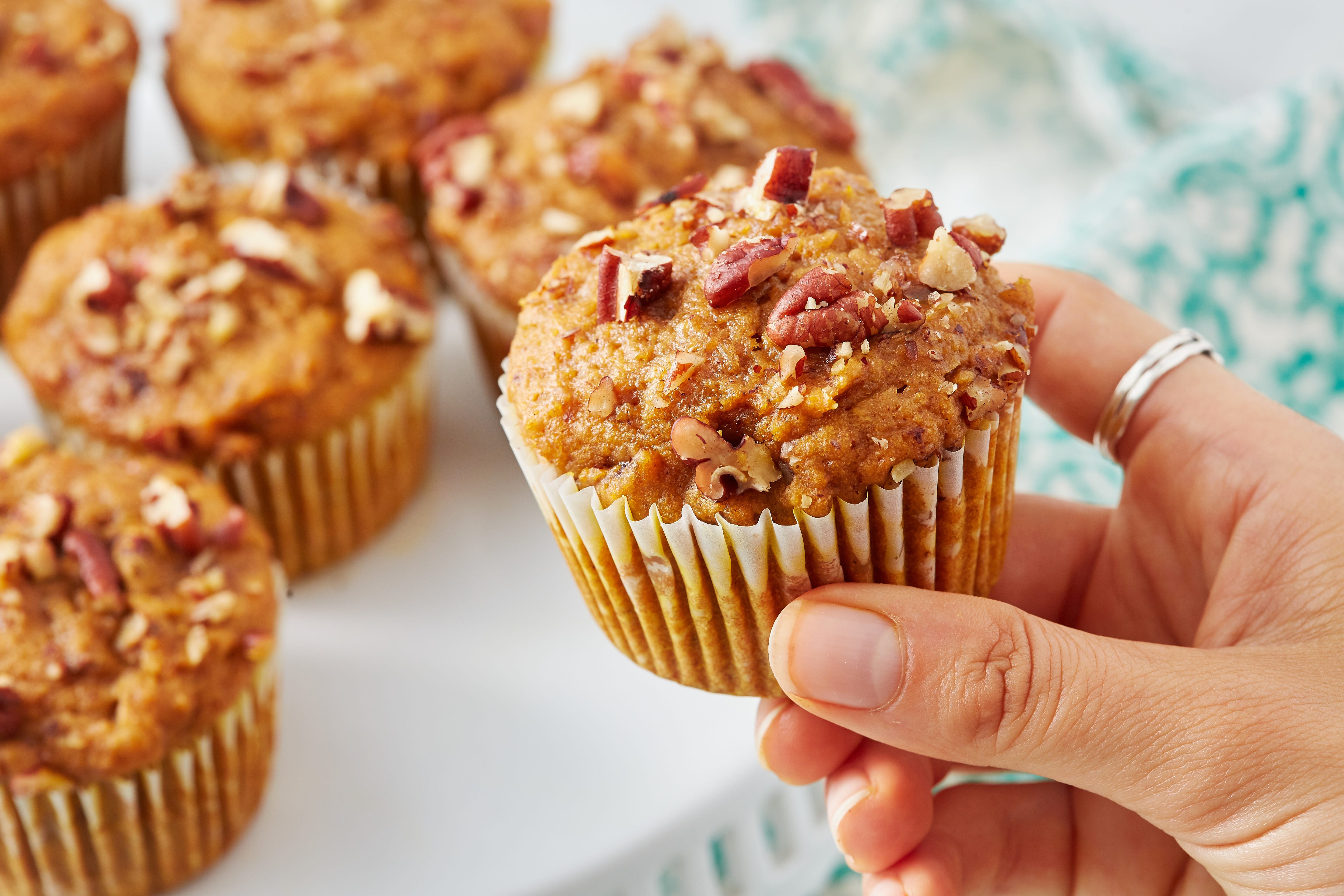 These Healthy Pumpkin Muffins Are The Spice-Kissed Breakfast Of Our Dreams