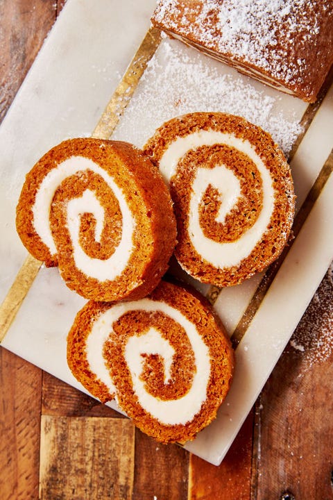 pumpkin cheesecake roll