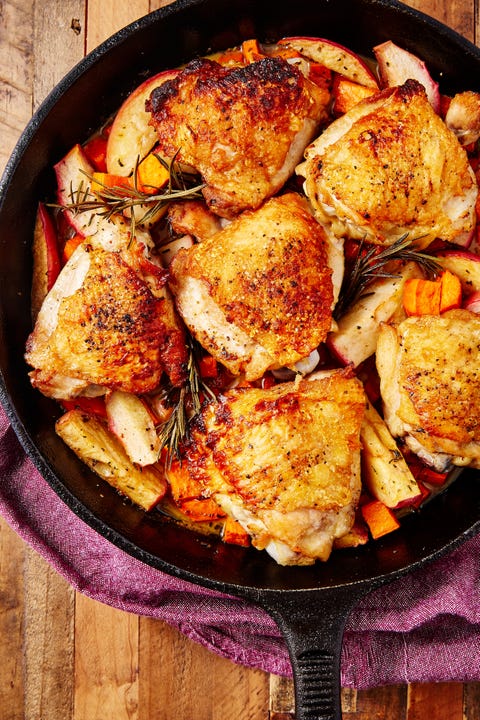 Apple Cider Glazed Chicken - Delish.com apple cider glazed chicken