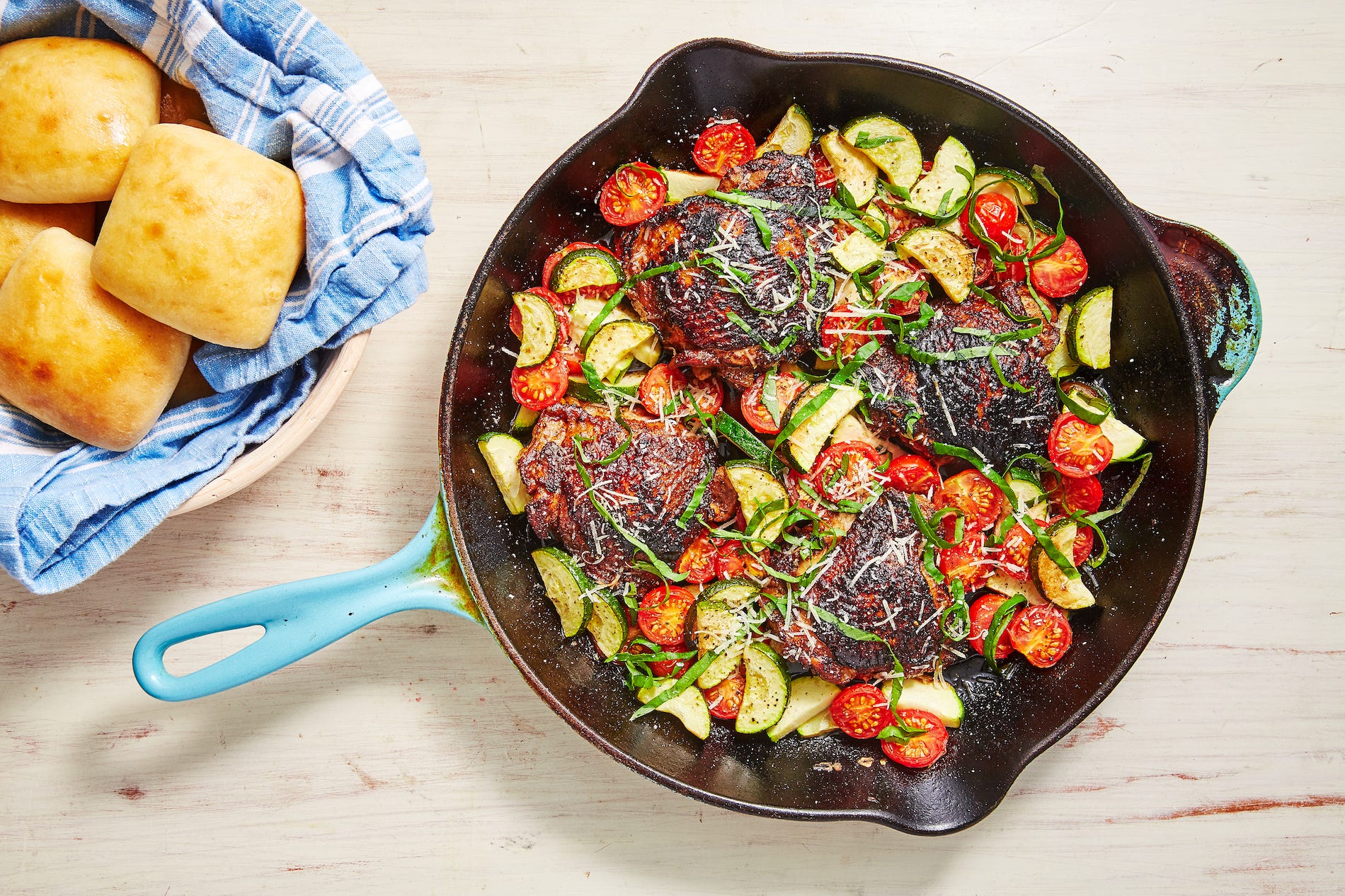 Balsamic Basil Chicken Comes Together In One Pan (And In 30 Minutes!)