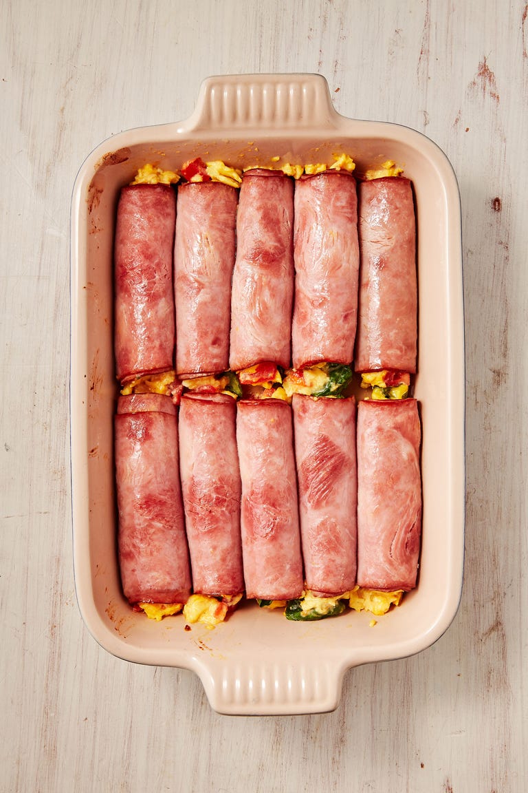 Ham, Egg, & Cheese Roll-Ups - Delish.com