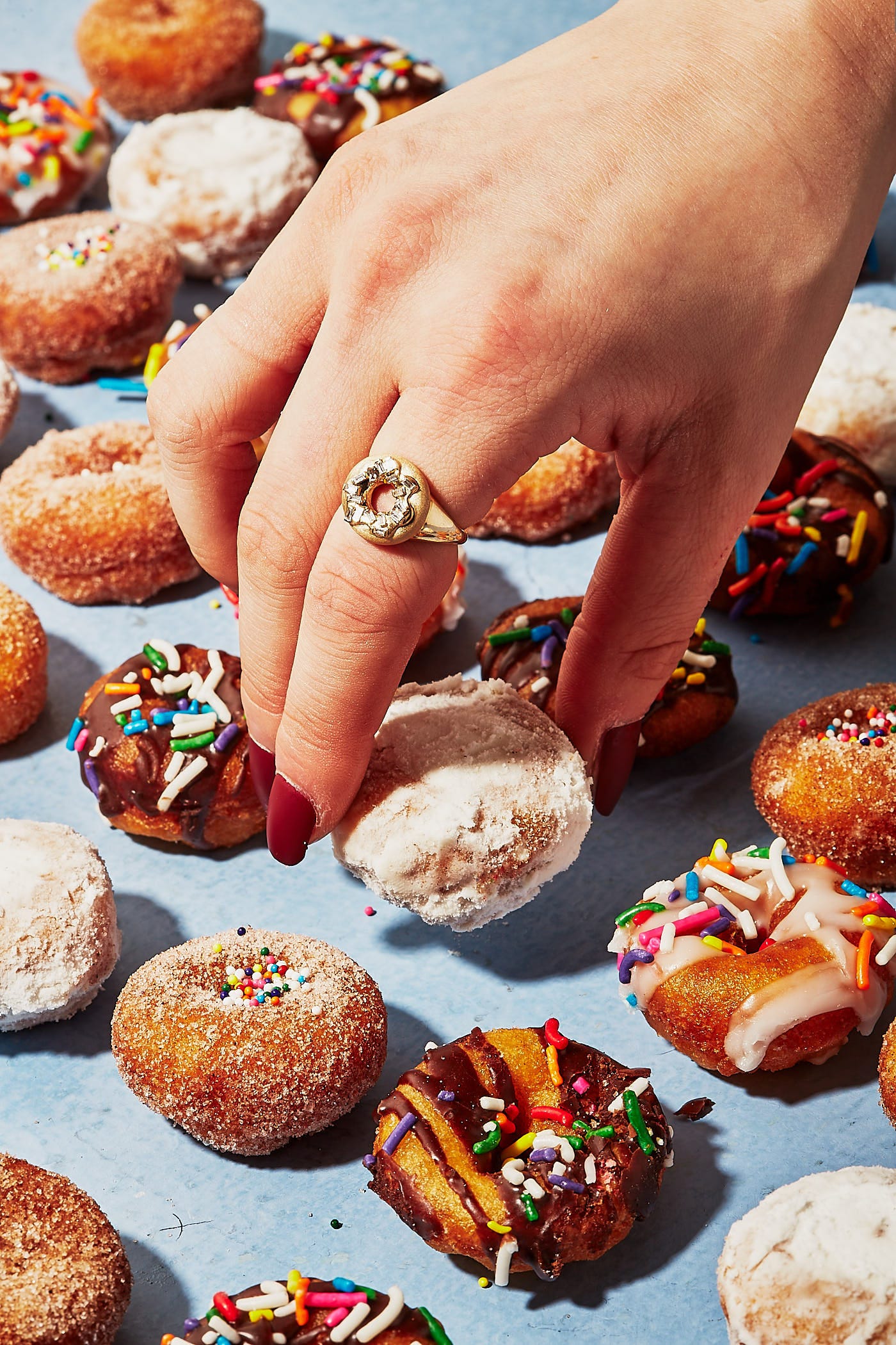 This 14K Gold Donut Ring Is Studded With Diamond Sprinkles, And It's All Your Jewelry Collection Is Missing