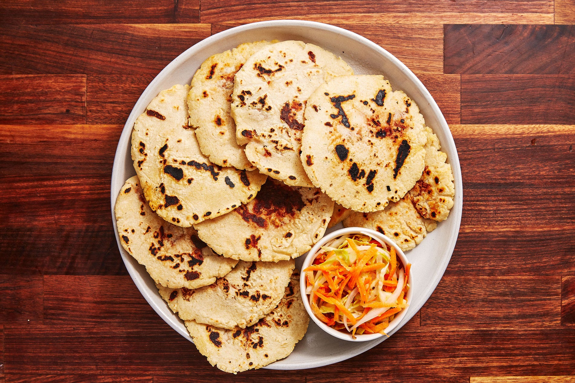 These Pupusa Are Stuffed With Melty Cheese And Refried Beans